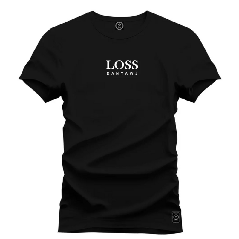 Oportunidade Imperdível! Kit 2 Camisetas LOSS DANTAW'J Plus Size - Qualidade Premium e Estilo Incomparável!