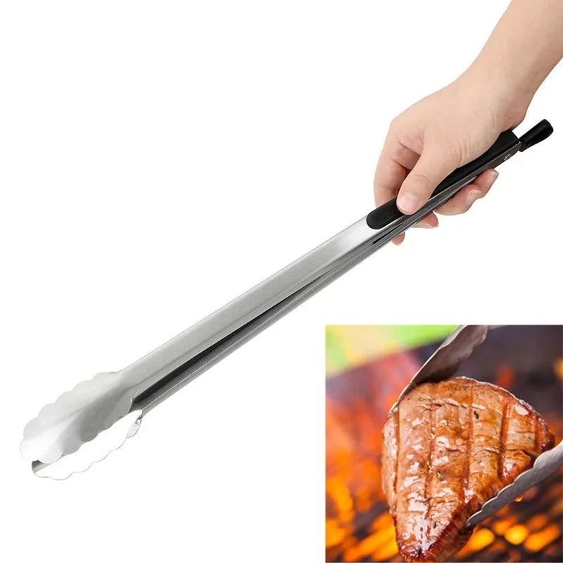 Pegador de Churrasco Inox - Ferramenta para Assar e Cozinhar