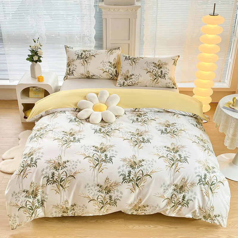 Conjunto de Roupa de Cama Floral: Um Oasis de Tranquilidade e Elegância