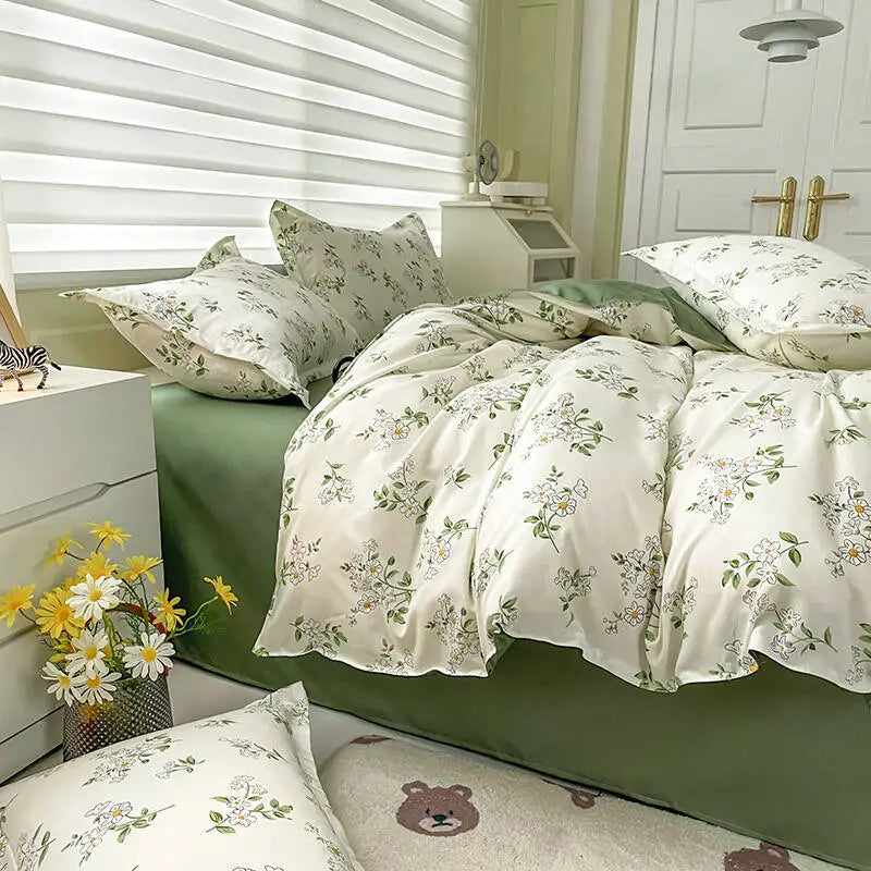 Conjunto de Cama com Estampa Floral: Conforto e Estilo para Seu Quarto