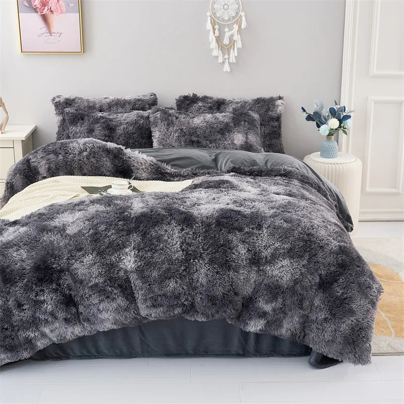 Descanse em Luxo: Conjunto de Cama Plush para Noites Tranquilas