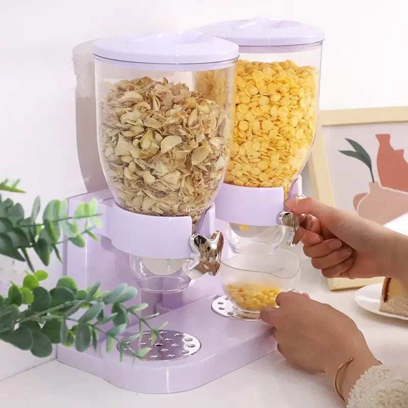 Dispenser de Cereais para Cozinha - Separador de Grãos Doméstico