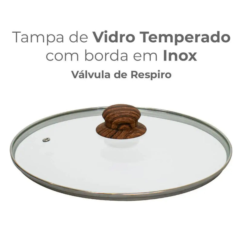 Caçarola de Alumínio com Revestimento Cerâmico 26cm - Casambiente AL060