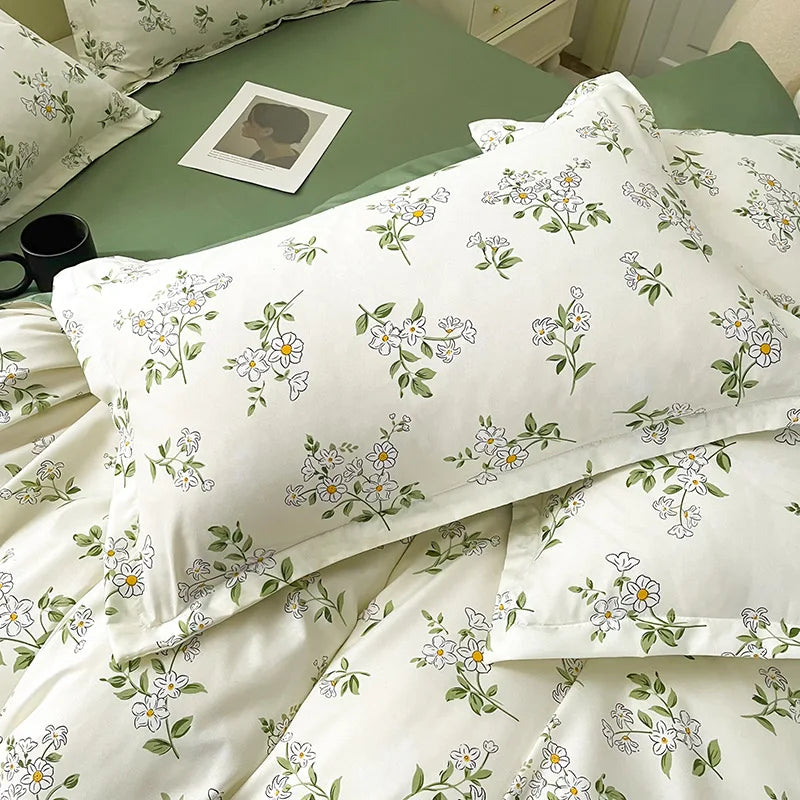 Conjunto de Cama com Estampa Floral: Conforto e Estilo para Seu Quarto