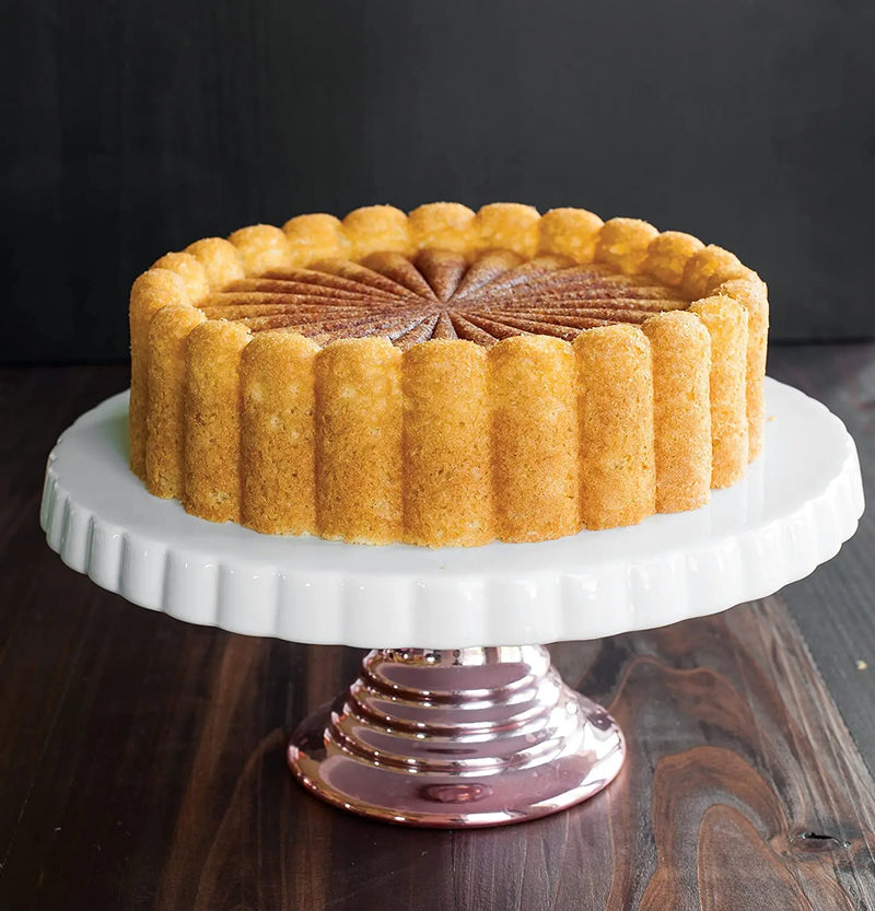 Forma de Bolo Charlotte em Alumínio Premium para Morango, Cheesecake, Brownie, Torta e Torta de Maçã