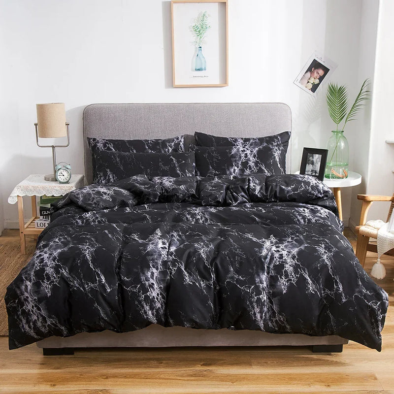 Conjunto de Capa de Edredom Luxuoso 2/3 Peças para Cama Queen: Transforme Seu Quarto