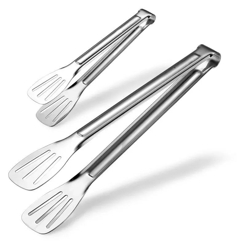 Pegador Inox para Churrasco e Saladas - Pegador de Carne e Utensílio para Cozinha