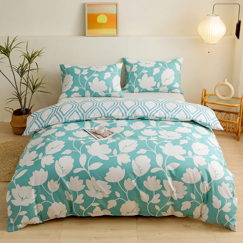 Conjunto de Roupa de Cama Floral: Um Oasis de Tranquilidade e Elegância