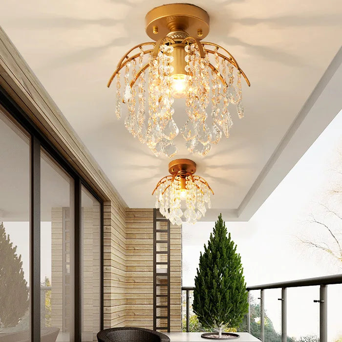 Ilumine Sua Casa com Elegância: Lustre de Cristal Pendente