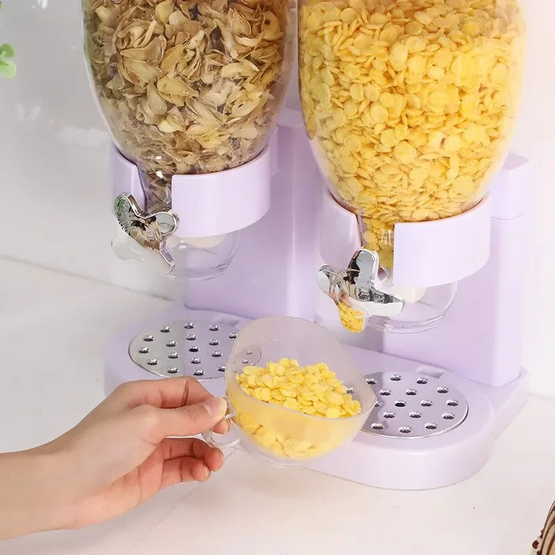 Dispenser de Cereais para Cozinha - Separador de Grãos Doméstico