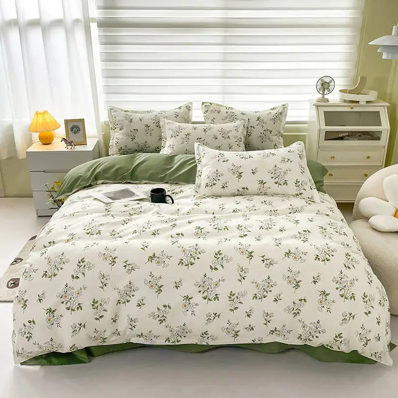 Conjunto de Cama com Estampa Floral: Conforto e Estilo para Seu Quarto