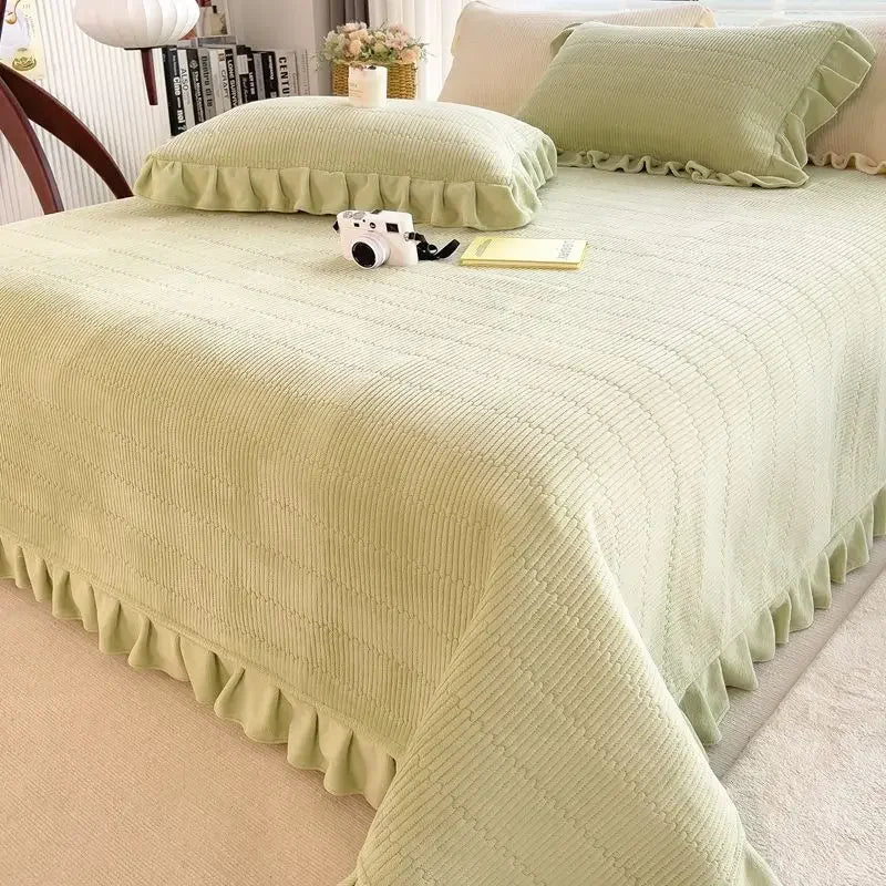 Cobertura de Cama de Lã de Leite Espessada: Conforto Superior para o Inverno