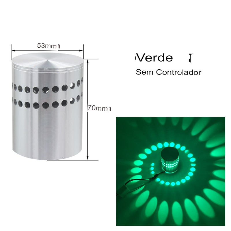 Lirastro™ Luzes de Parede Espiral LED