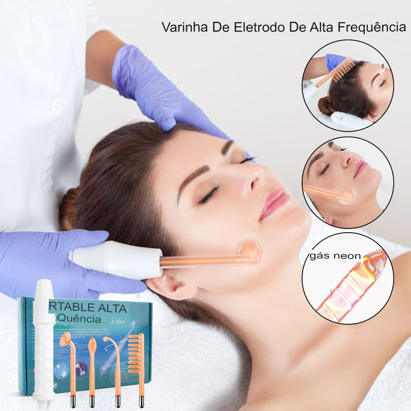 Conlar™ Aparelho Alta Frequência para Eletroterapia e Limpeza Pele