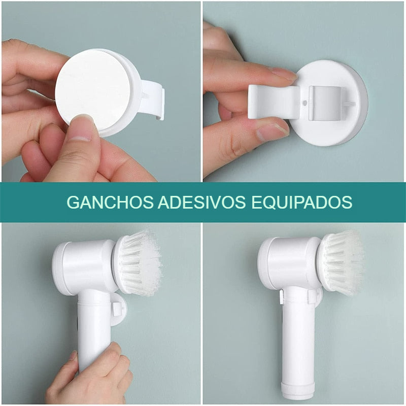 Conlar™ Escova de Limpeza Eletrica Bruffer