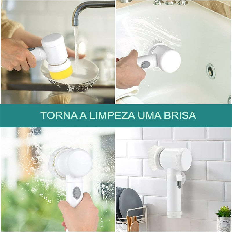 Conlar™ Escova de Limpeza Eletrica Bruffer