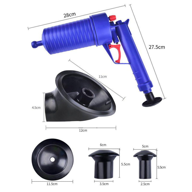 Conlar™ Pistola Desentupidora de Vaso Sanitário e Pia